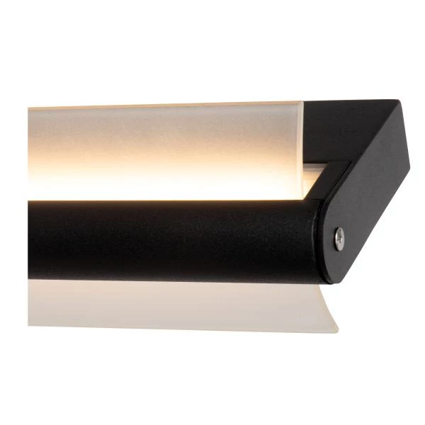 Lucide WANDA - Wandleuchte Badezimmer - LED - 1x15W 3000K - IP44 - Schwarz - detail 1